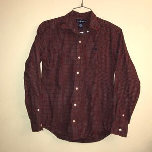 3/$20.Ralph Lauren,red,blue, boys shirt.size M.